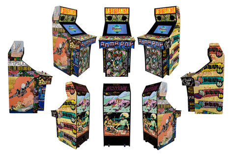 <p>La Elegencia<br/>
FAILE &amp; BAST Arcade Machine</p>